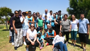 Menemen'de Farkındalık ve Spor Şenliği'nde renkli etkinlikler 