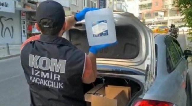 Otomobilde 60 litre sahte etil alkole 1 tutuklama