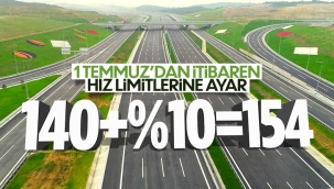 Otoyollarda hız limitleri artırılıyor