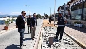 Sahil yolları yaza hazırlanıyor