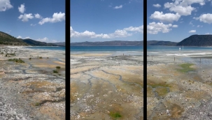 Salda Gölü ne hale geldi, bir bakın!