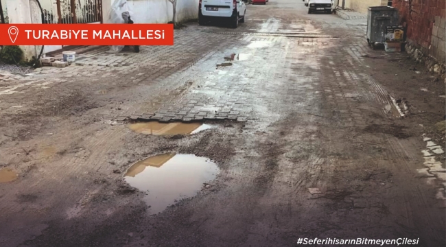 Seferihisar'da sezon açıldı yollar açılmadı 