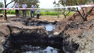 Su ararken yanıcı madde çıktı! Petrol mü?