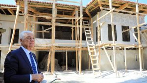 Tarihi Ağa Bahçesi Konağı'nın restorasyonunda son çeyreğe girildi