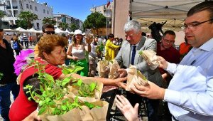 Tohum Takas Şenliği'nde 300 bin fide dağıtıldı