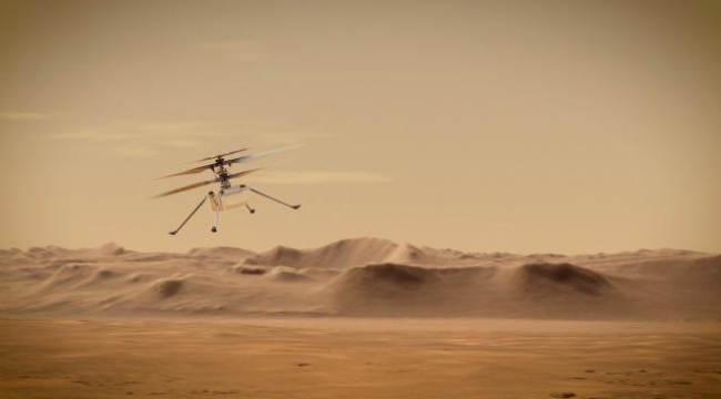 Uzay helikopteri! Mars'ta 704 metre uçtu