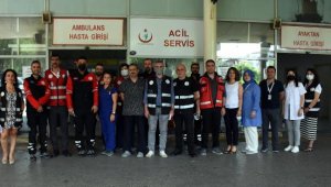 Acil Servis'te yangın sonrası acil durum tatbikatı