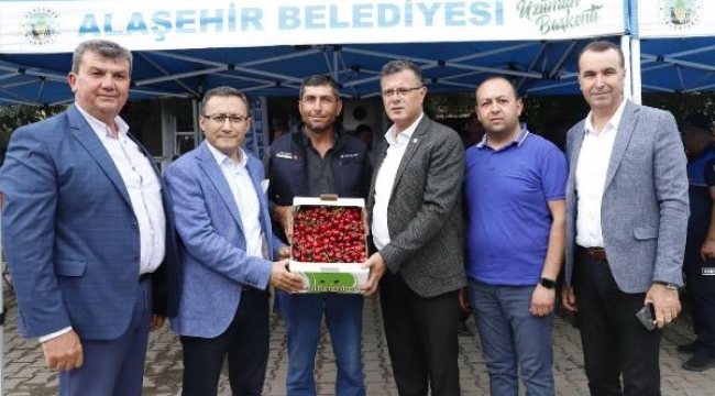Alaşehir'in 'En İyi Kirazı' seçildi