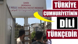 Arapça yazıyı Türkçeyle kapattılar