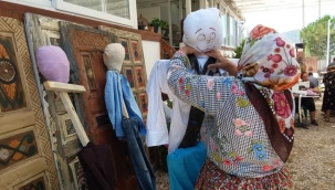 Barbaros'ta "Korkuluk atölyesi" kuruldu