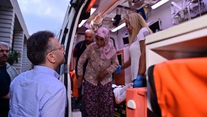 Bodrum katını su basan hastanede bazı hastalar sevkedildi