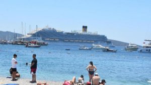 Bodrum'a çifte kruvaziyerle toplam 1841 turist geldi