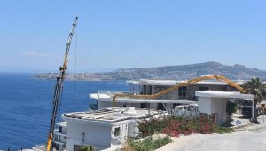 Bodrum'da inşaat sektörü yasak dinlemiyor