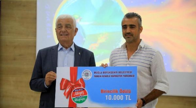 Büyükşehir karikatür yarışması ödül töreni yapıldı