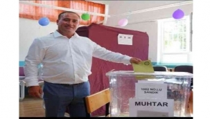 Çeşme'de, ölen muhtarın yerine yeni muhtar seçimi yapıldı