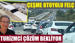 Çeşme Otoyolu'nda kuyruk! Bu çalışmayı yazın yapmanın alemi var mı?