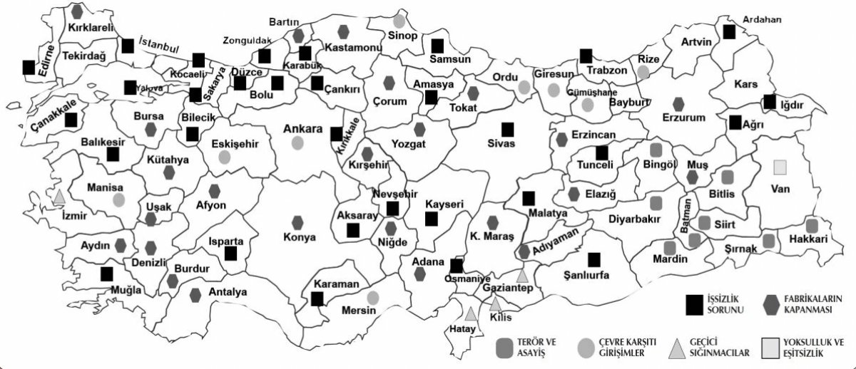 CHP yayınladı! Türkiye'nin dert haritası