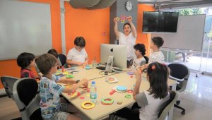 Çocuklar için 'yaratıcılık atölyesi'