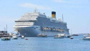 'Costa Venezia' ile 1339 turist Bodrum'da