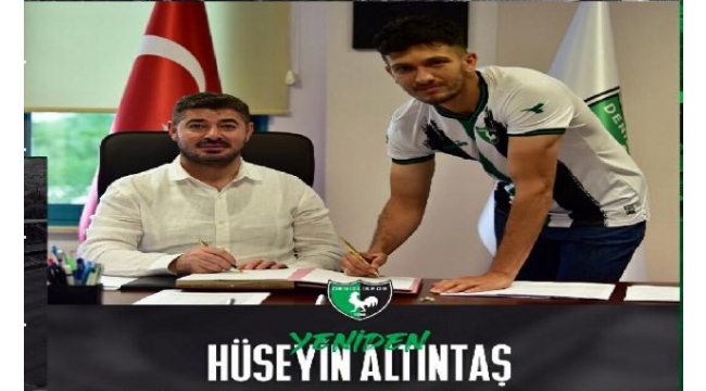 Denizlispor'da kaleci Hüseyin uzattı