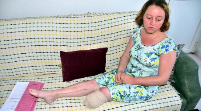Eşini vurup bacağının kesilmesine neden olan kocaya 13 yıl 6 ay hapis