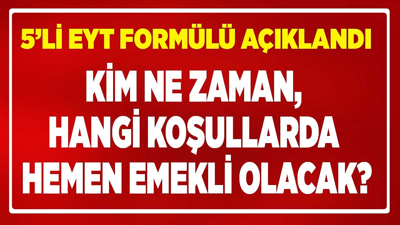 EYT için 5 adımlı hareket planı