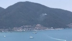 Fethiye'de orman yangını! Havadan müdahale edildi