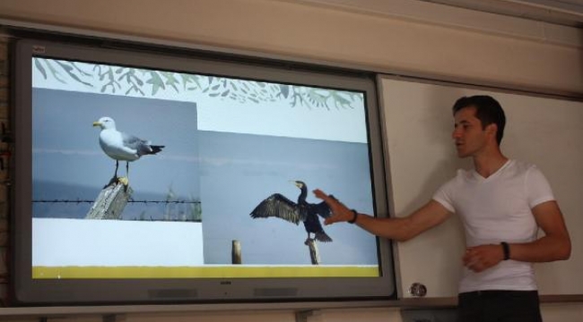 Gediz Deltası'ndaki kuşları tanıdılar