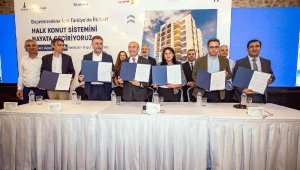 'Halk Konut' projesinde imzalar atıldı