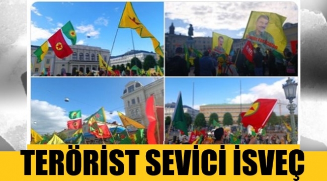 İsveç'te terör örgütü PKK/YPG yandaşları eylem yaptı