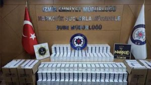 İzmir'de 282 bin sentetik ecza hap ele geçirildi