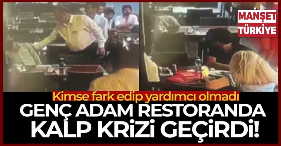 Kalp krizi geçirdi, baktılar, farketmediler