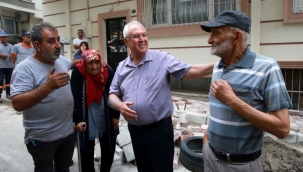 Karabağlar Belediyesi ekipleri dört bir yanda! Başkan denetime çıktı