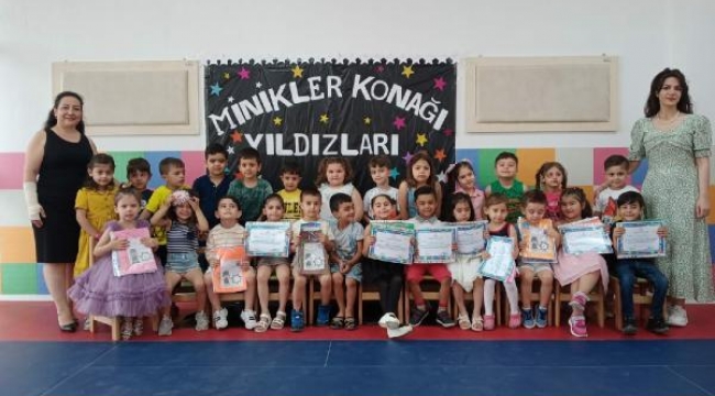 Konak Belediyesi'nin 'Minikler Konağı' ilk mezunlarını verdi