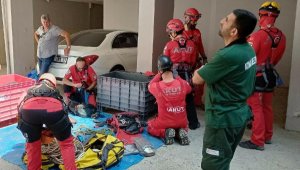 Konak'ta apartmanın üzerine devrilen ağaç kaldırıldı