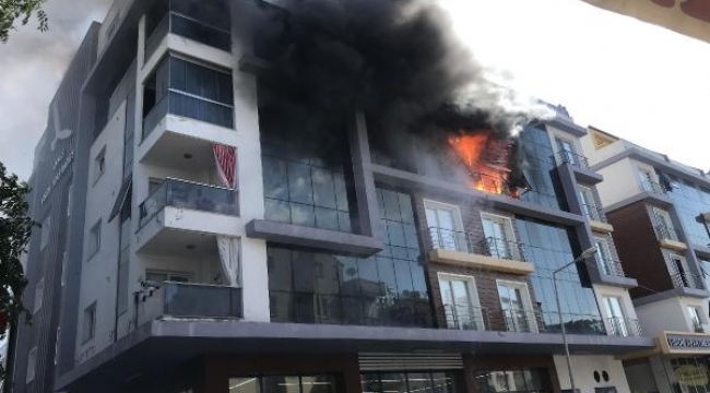 Kuşadası'nda korku dolu anlar