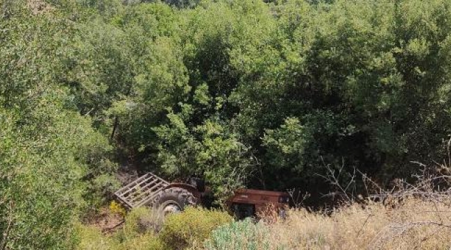 Manisa'da traktörün altında kalan çiftçi öldü