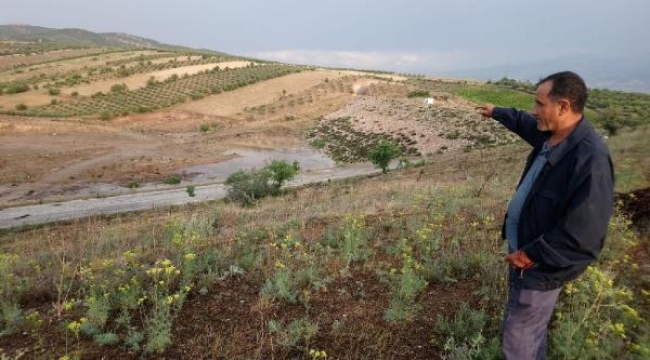 Manisa'daki Gülpınar Göleti su tutmaya başladı