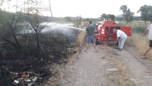 Yangın tankeri faciayı önledi