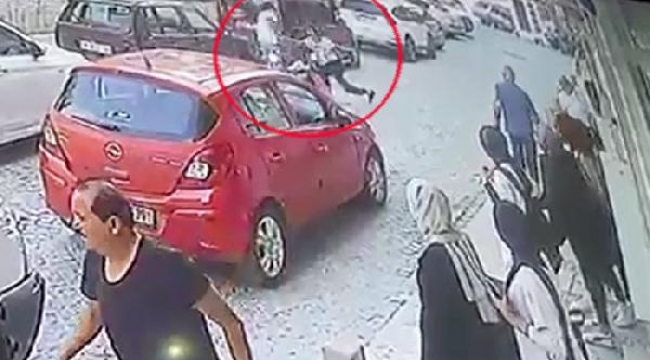 'Yol verme' tartışmasında bıçaklandı; o anlar kamerada