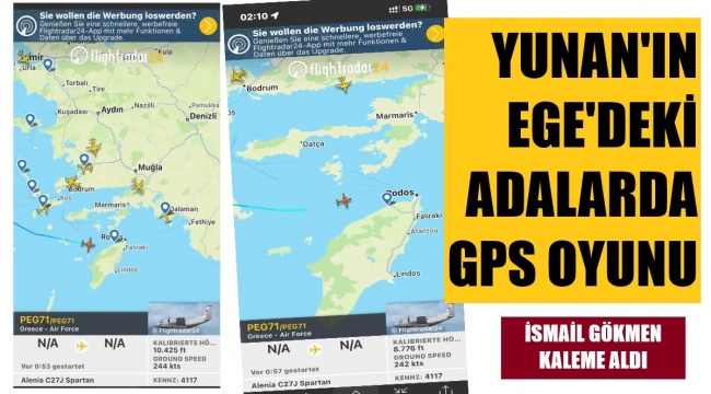 Yunanistan'dan Ege'de GPS oyunu