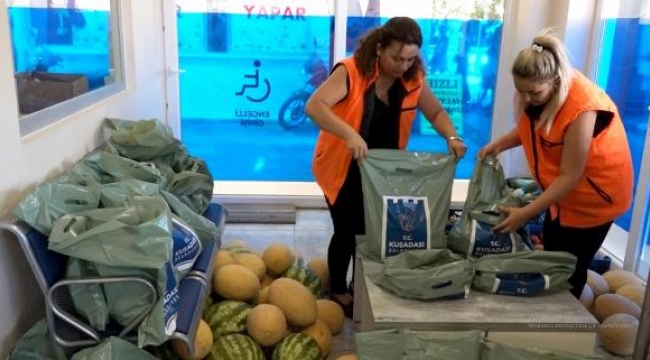 Adabehçe'nin ürünleri Kuşadası'nda herkesin sofrasına ulaşıyor