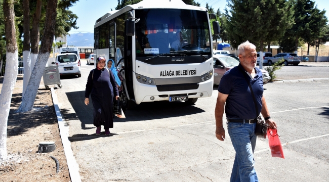 Aliağa Belediyesi'nden kabristanlara ücretsiz otobüs seferleri