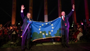 "Avrupa Şeref Bayrağı Konak'ta