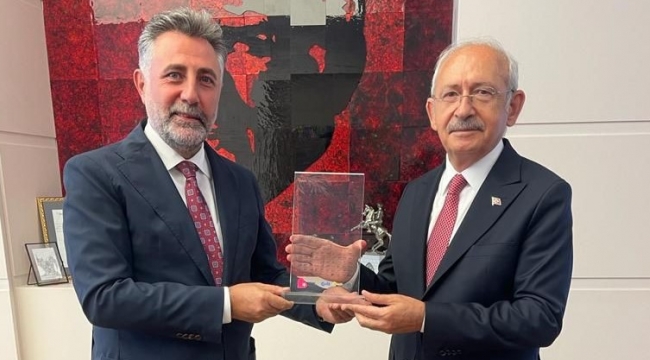 Bayraklı Belediye Başkanı Sandal'dan, CHP lideri Kılıçdaroğlu'na ziyaret