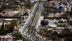 Bodrum'a gelirken ayrı, giderken ayrı çile 