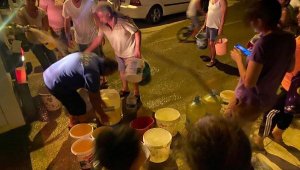 Bodrum'da tankerle su dönemi!