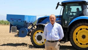 Didim'de belediyeye ait 74 dönümlük araziye bu kez de ayçiçek ekildi