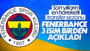 Fenerbahçe üç futbolcuyu açıkladı