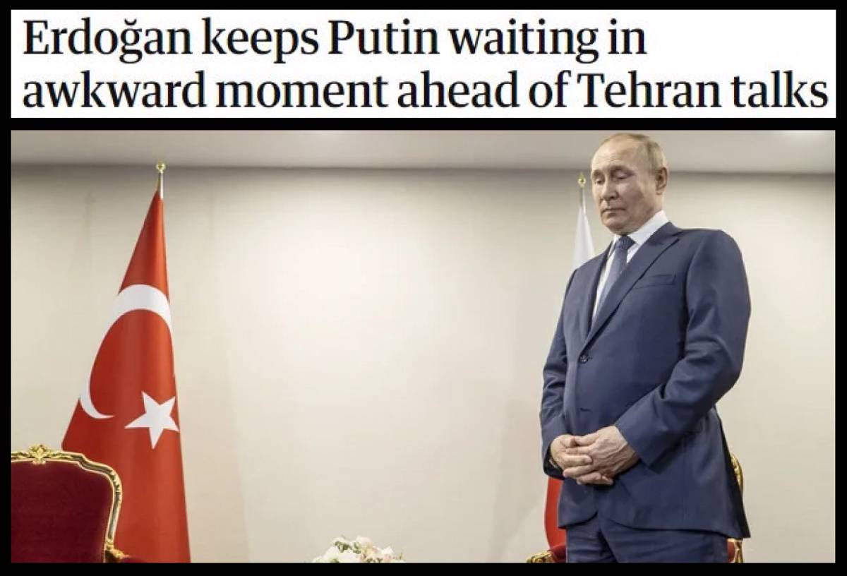 İntikam mı aldı? İngiliz medyasında Erdoğan'ın Putin'i bekletmesi gündem oldu